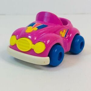 vintage disney arco minnie mouse pink coupe car replacement